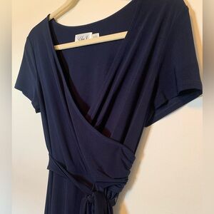 Navy Blue Eliza J Evening Gown